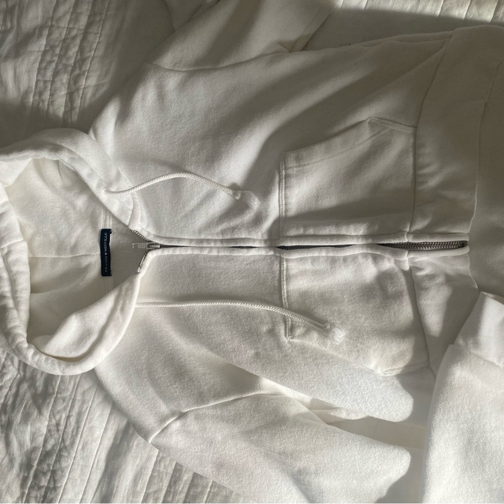 brandy cropped zip up